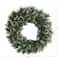 24" LED Frosted Swiss Pine & Berry Artificial Wreath